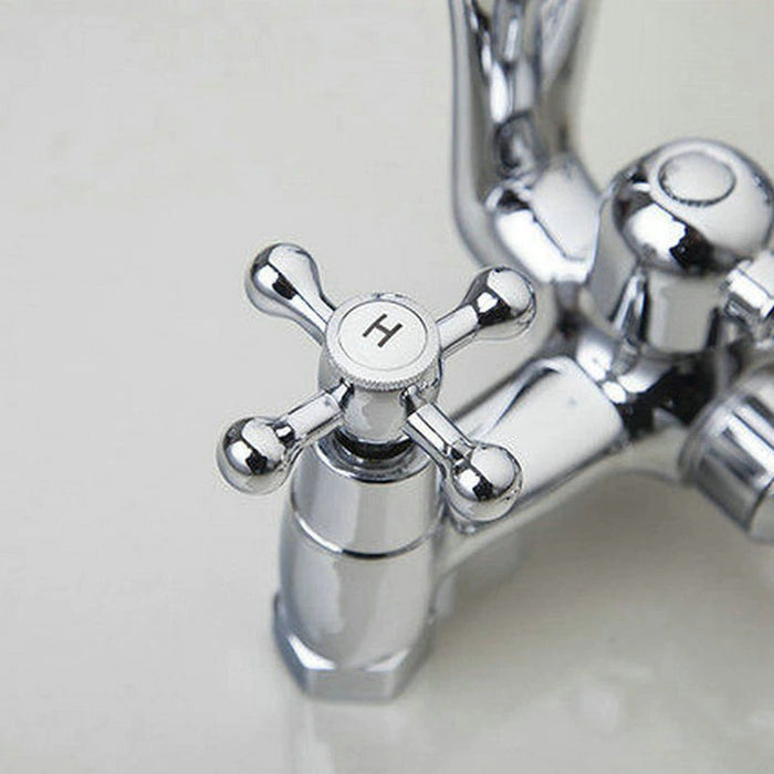 Telephone Style Bathroom Basin Sink Faucet Mixer Tap