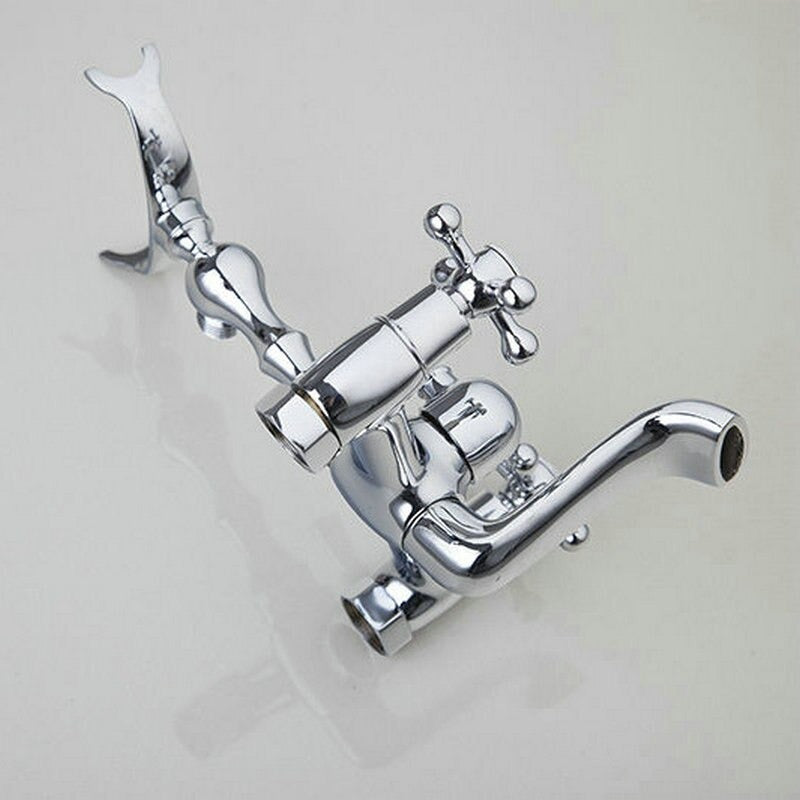 Telephone Style Bathroom Basin Sink Faucet Mixer Tap