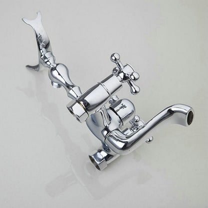 Telephone Style Bathroom Basin Sink Faucet Mixer Tap