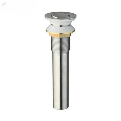Brushed Nickel Without Overflow Sink Drain