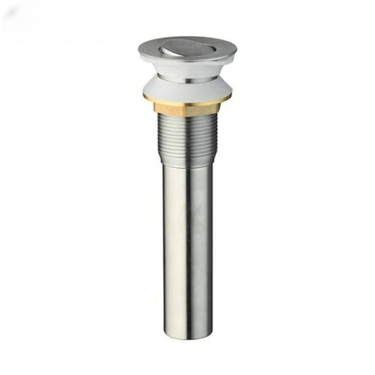 Brushed Nickel Without Overflow Sink Drain