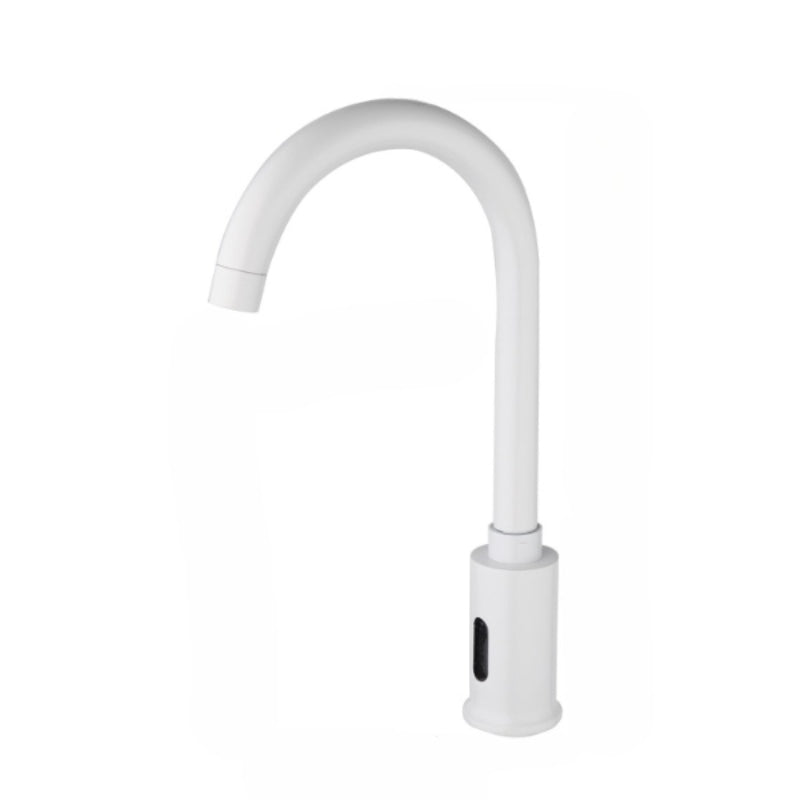 White Automatic Touch Sensor Faucet Tap