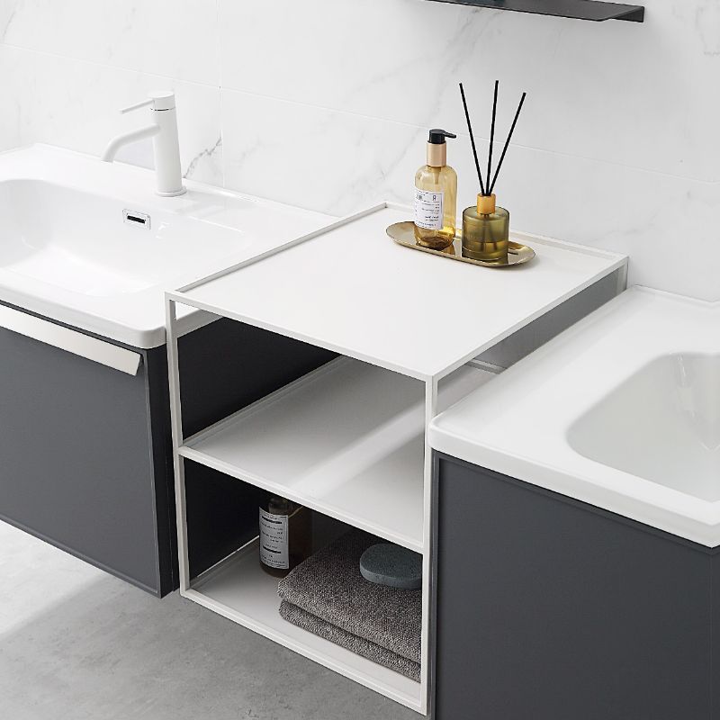 Light luxury Rock Board Bathroom Cabinet Combination