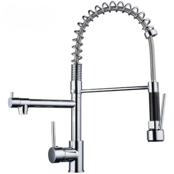 360 Swivel LED Pull Down Spring Mixer Faucet