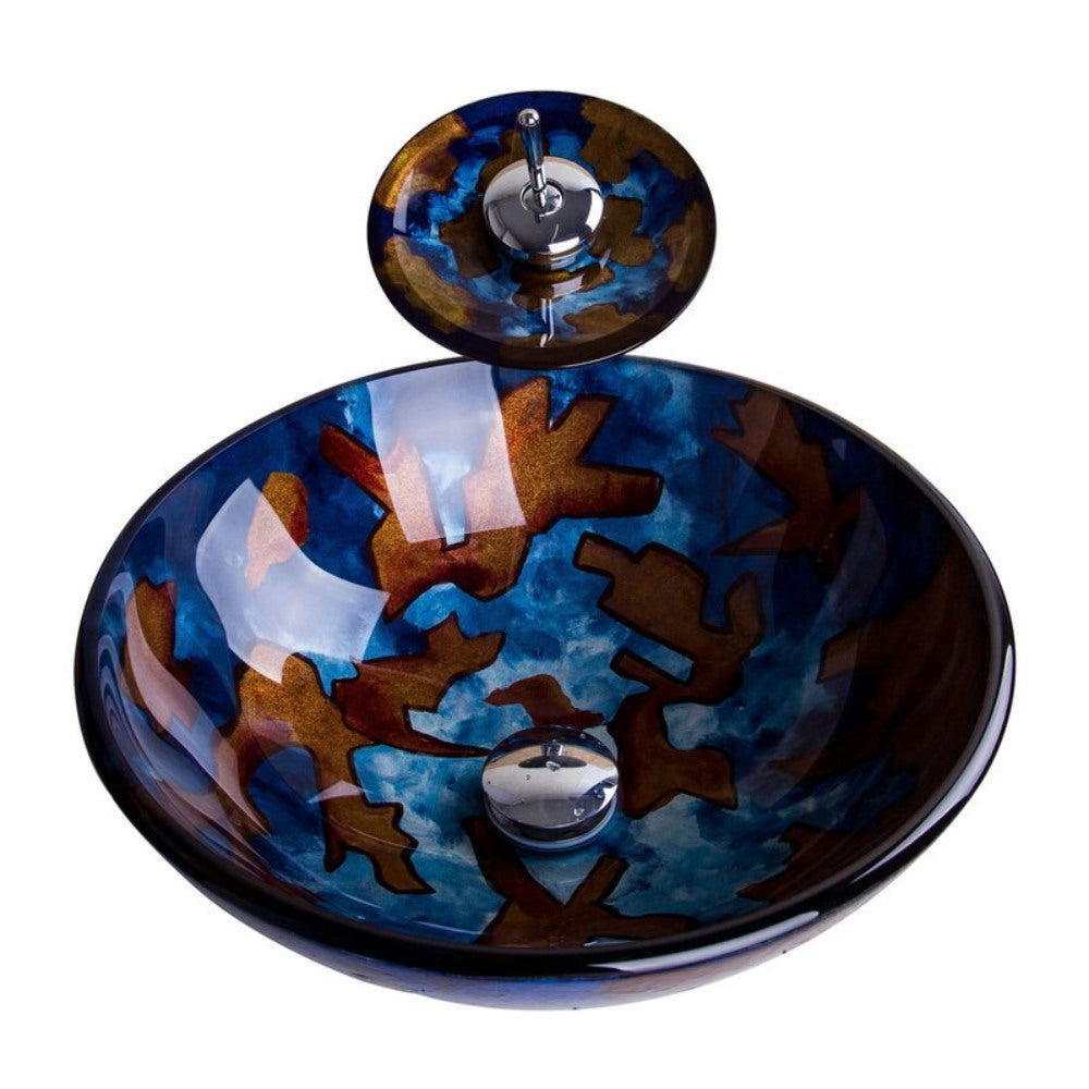 Luxury Hand-Painted Bathroom Basin Sink Set