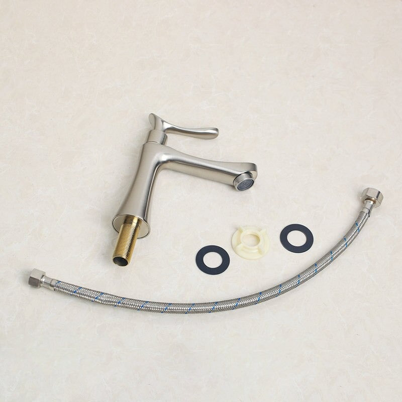 Nickel Brushed Basin Sink Faucet