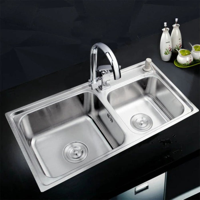 Single Handle Stainless Steel Sink With Faucet Mixer Tap