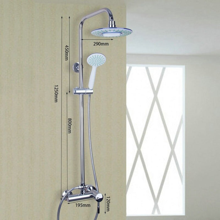 Solid Brass Bathroom Wall Mounted Shower